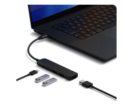 Satechi 4-in-1 USB-C Slim Multiport Adapter 4K USB-C, czarny - 1358262 - zdjęcie 4